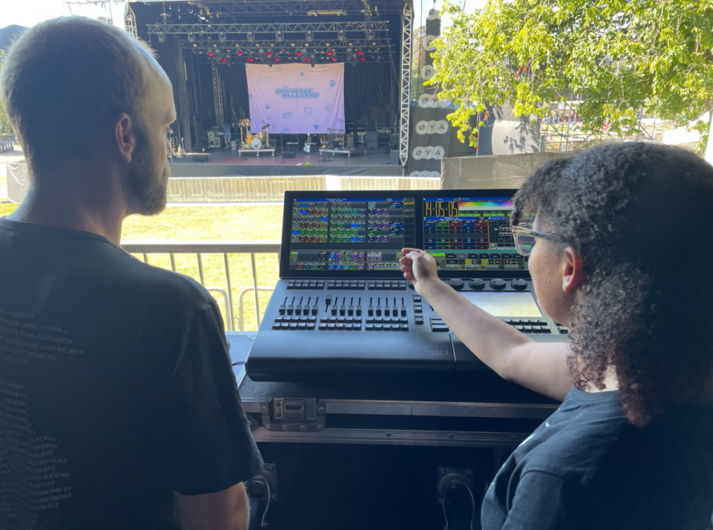 Tekniker på Øyafestivalen