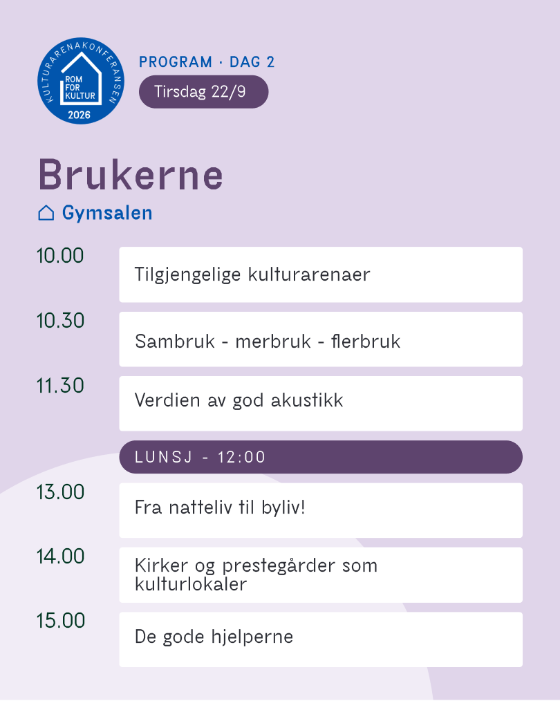 Beslutningstakerne: Parallellsesjoner i Forstanderskapssalen